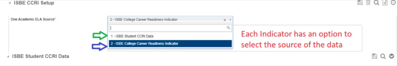 ISBE College Career Readiness Indicator Setup